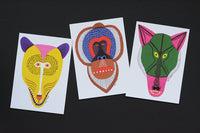 postcard set masks