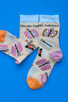 feeling fucking fabulous socks