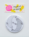 "seally" riso print pocket mirror